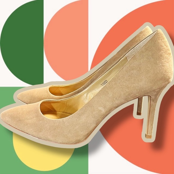 NWOT G.I.L.I. ‘Novelty Jill’ Pointed-Toe Pumps in “Mink Microsuede” Size 11 - Picture 4 of 13